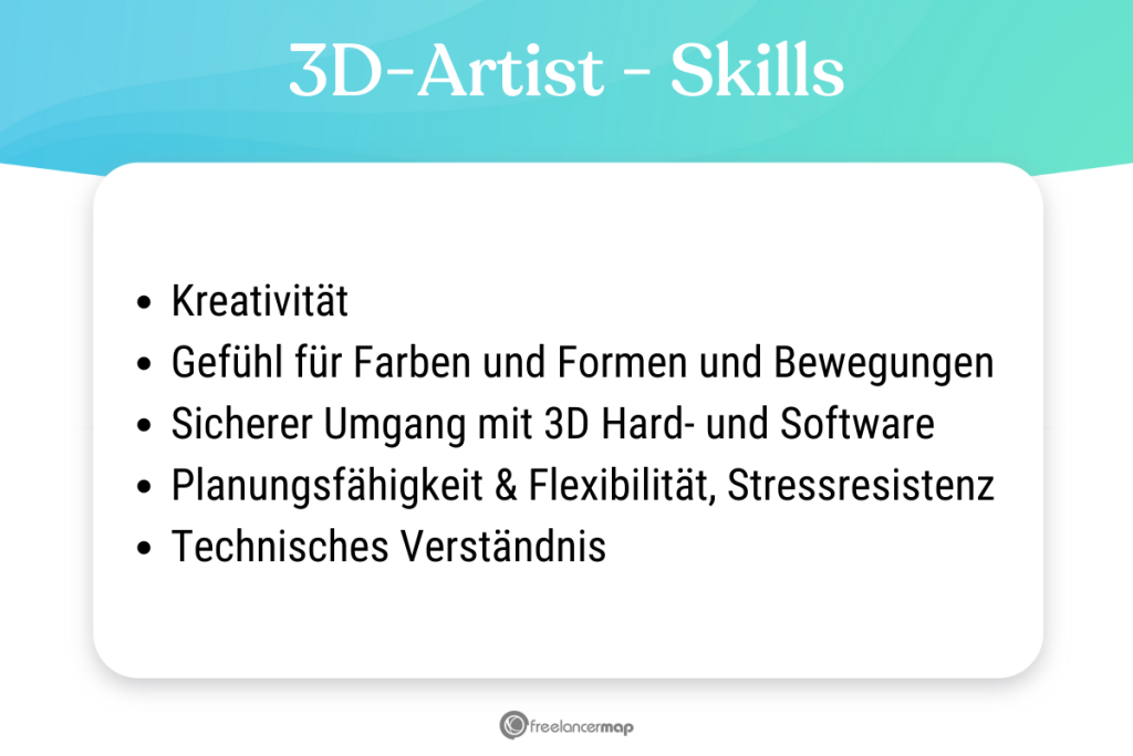 Diese Skills sollte ein 3D-Artist mitbringen