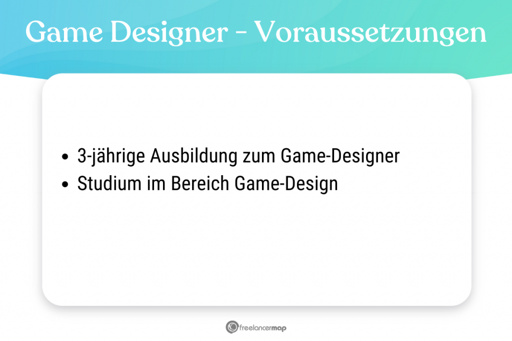 Voraussetzungen, um Game Desginer zu werden
